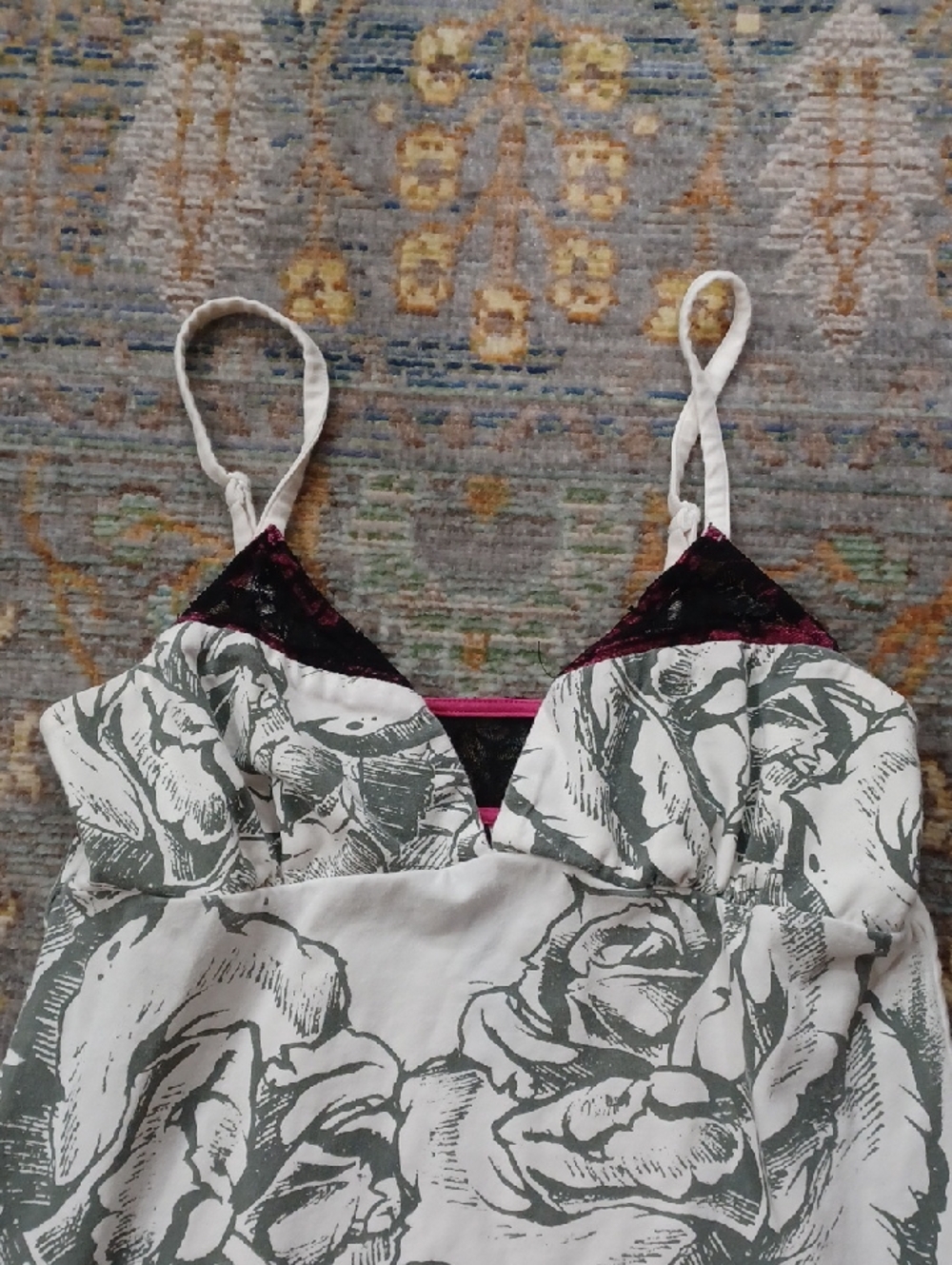 Y2K Metal Mulisha Graphic Print Cami Mini Dress - Picture 3 of 7